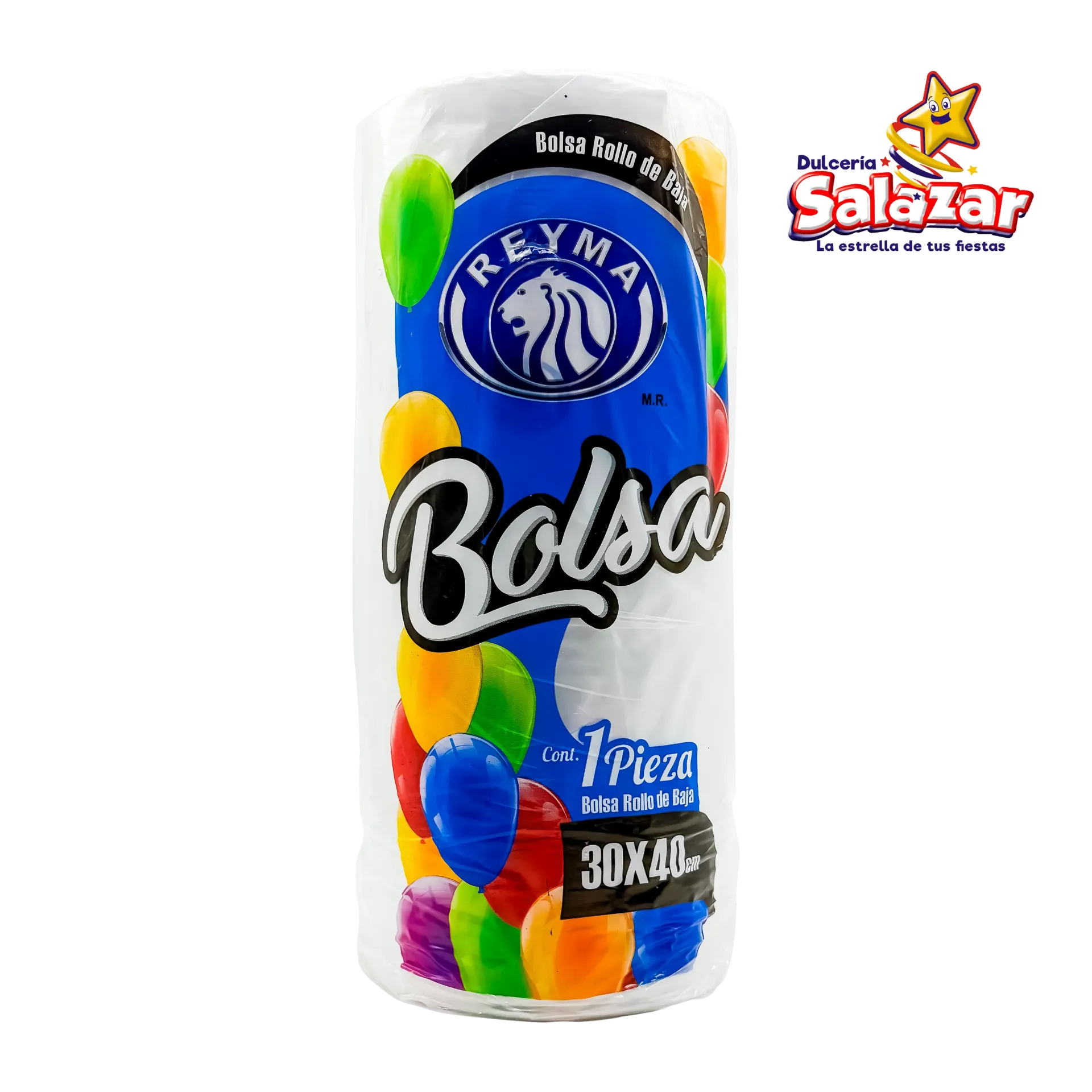 [REYM0263] BOLSA BAJA PLASTICO ROLLO 30X40CM BBR3040 NATURAL -B.1KG- "C/1/1"