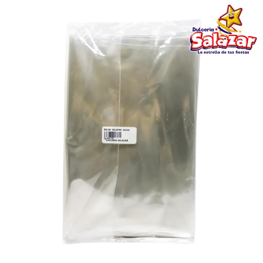 BOLSA CELOFAN 30X40 -B.25PZA- "C/60/25"