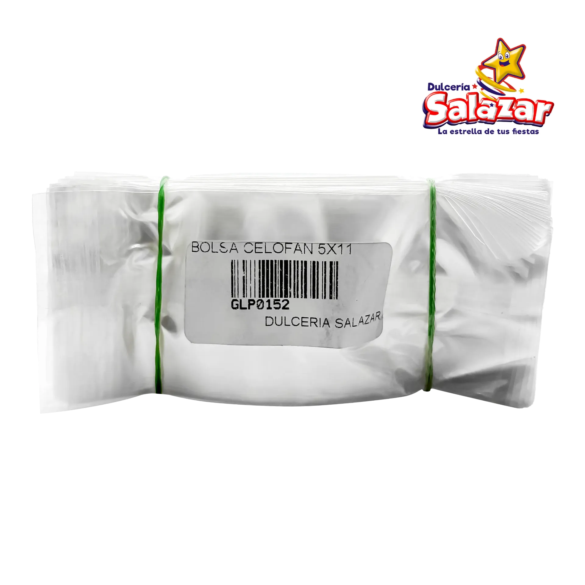 [GLP0152] BOLSA CELOFAN 5X11 -B.100PZA- "C/282/100"
