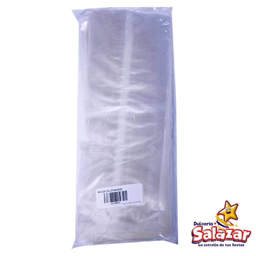 [GLP0051] BOLSA CELOFAN 14X16 -B.100PZA- "C/81/100"
