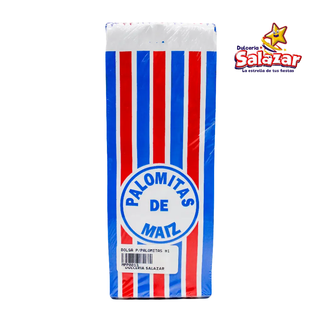 [MPP0013] BOLSA DE  PAPEL PALOMITAS DE MAIZ #1 -B.50PZA- "C/100/50"