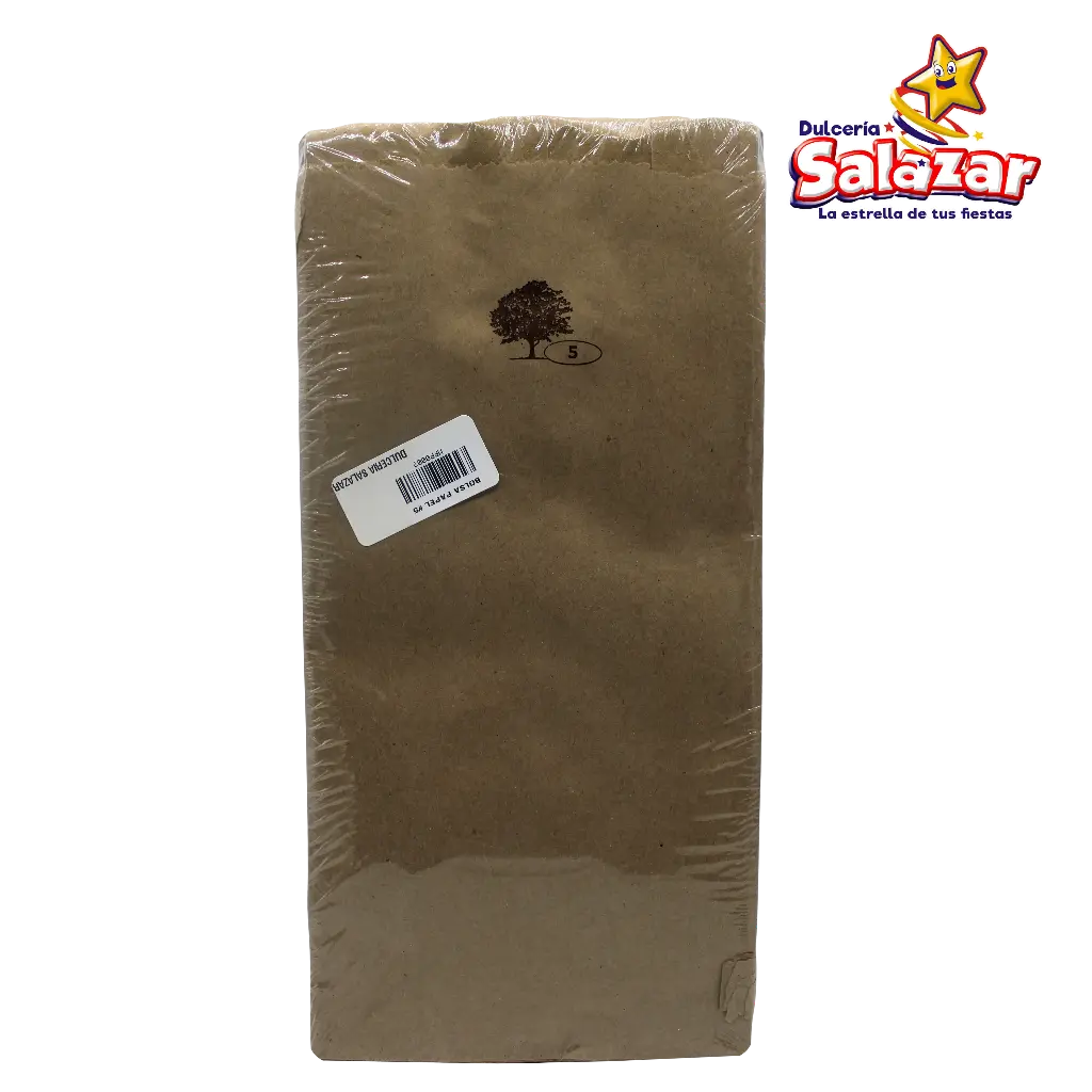 [MPP0007] BOLSA DE PAPEL CAFE #5 -B.50G- "C/60/50"
