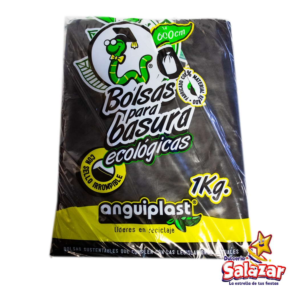 BOLSA NEGRA P/BASURA 90X120 ANGUIPLAST -B.1KG- "C/25/1"