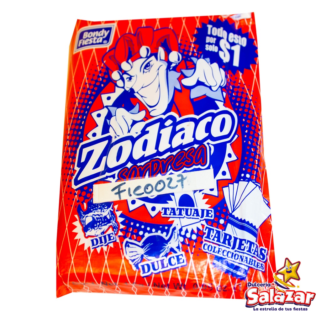 BOLSA PARA SORPRESA SRA. MARY -B.100PZA- "C/1/100"