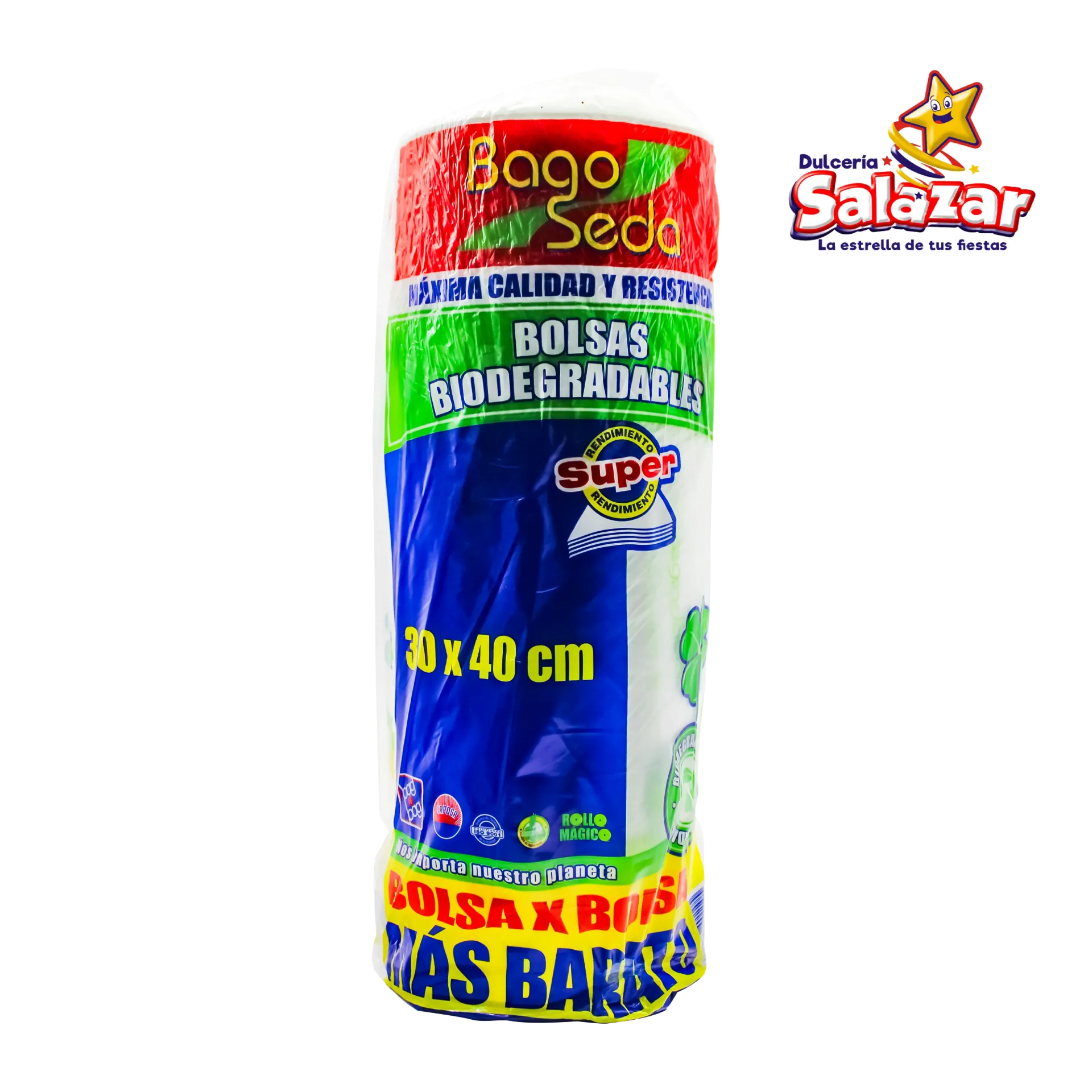 [AYA0008] BOLSA ROLLO BAGO SEDA 30X40CM -B.1KG- "B/20/1"