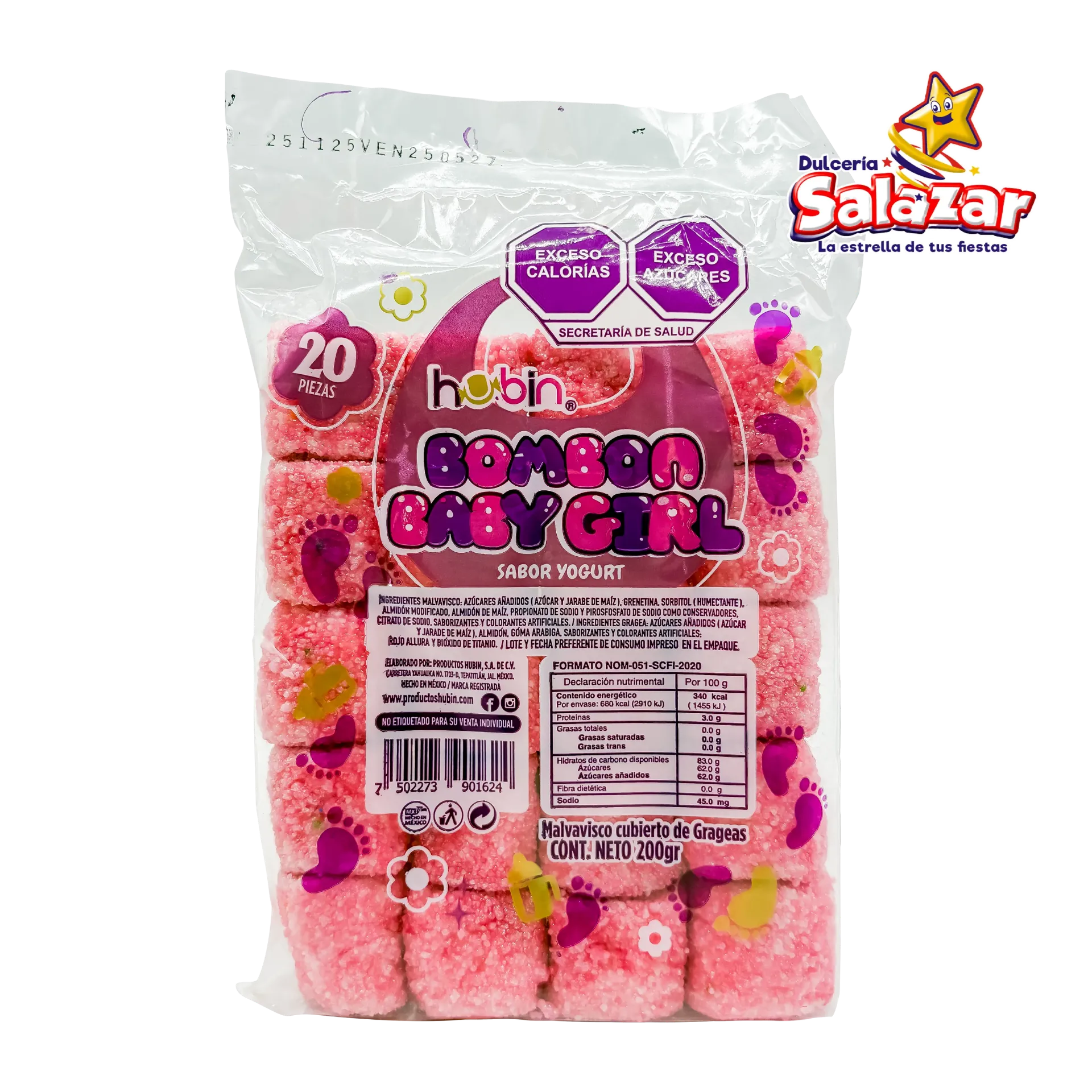BOMBON BABY GIRL HUBIN -B.200GR - "C/40/20"