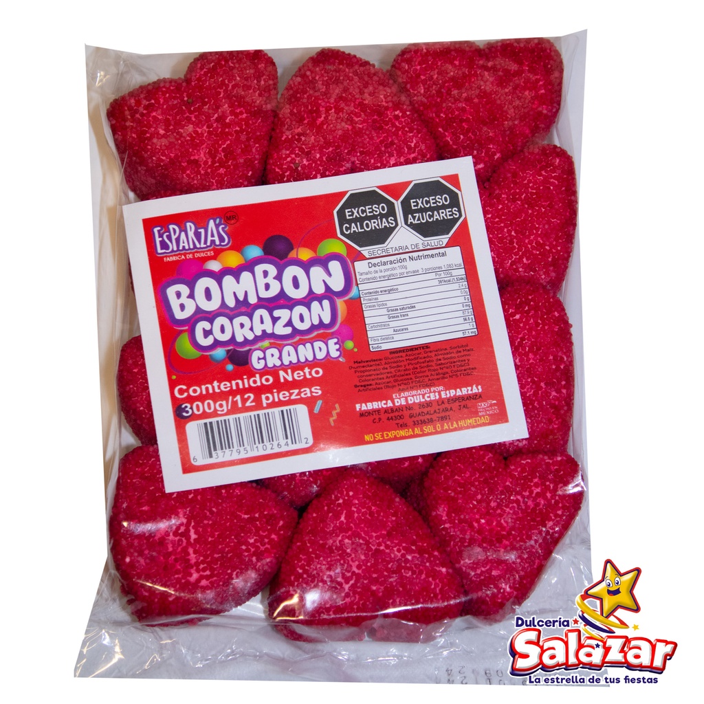 [HUB0065] MALVAVIN CORAZON GRANDE/JASPEADO HUBIN -B.360GR- "C/25/12"