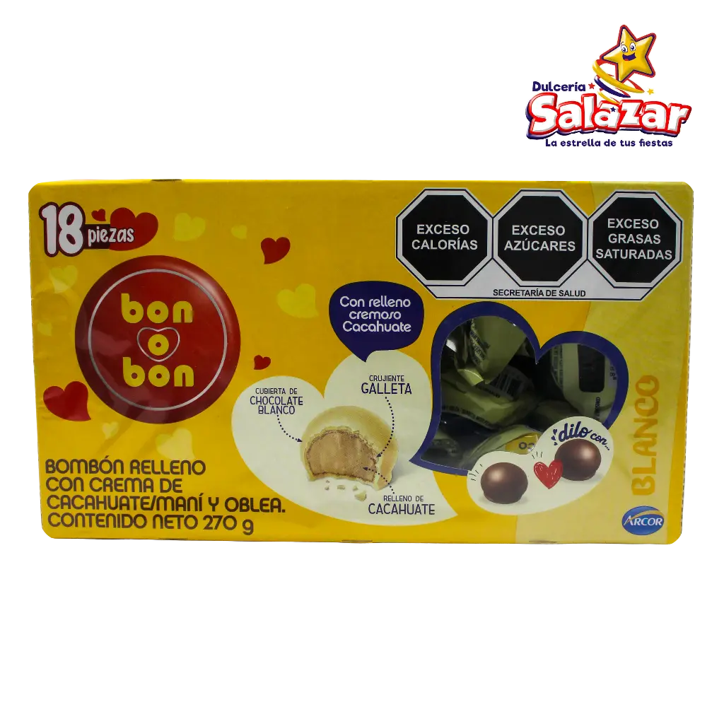 [DOS0139] BON O BON CHOCOLATE BLANCO -D.270G- "C/12/18"