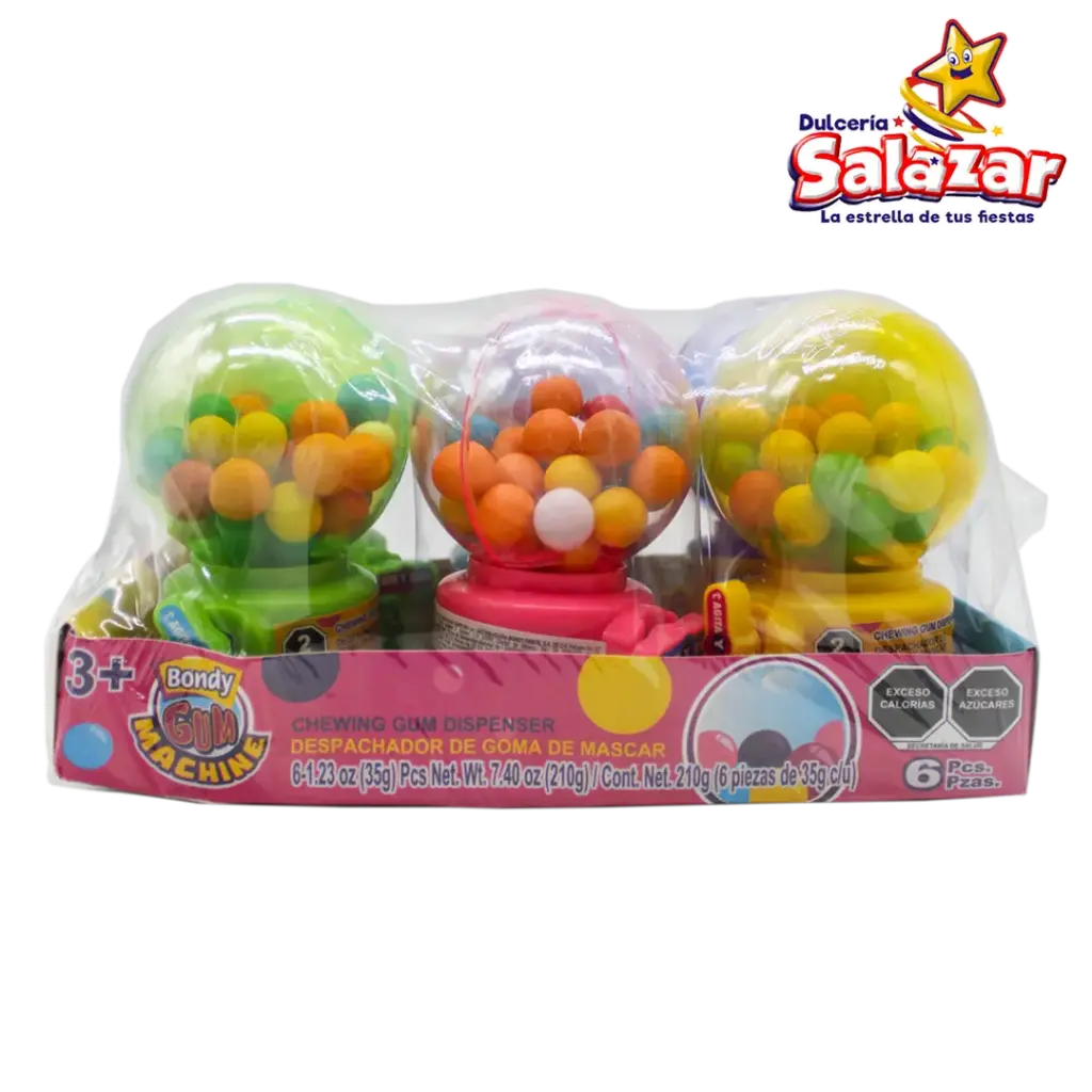 [BON0173] BONDY GUM MACHINE DISPLAY -D.35G- "C/12/6"