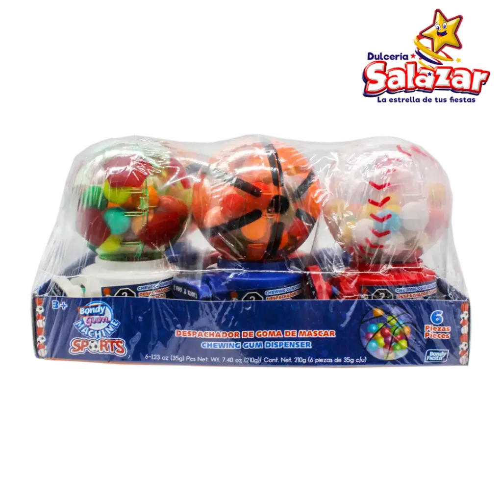 [BON0041] BONDY GUM MACHINE SPORT -D.210G.- "C/12/6"