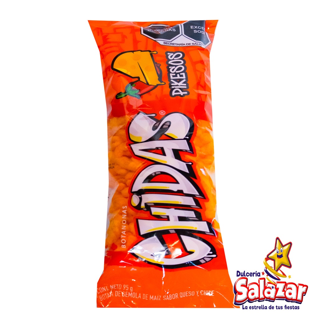 [GON0064] BOTANONAS CHIDAS TORNIQUESOS QUESO Y CHILE GONAC -B.65G- "C/30/1"