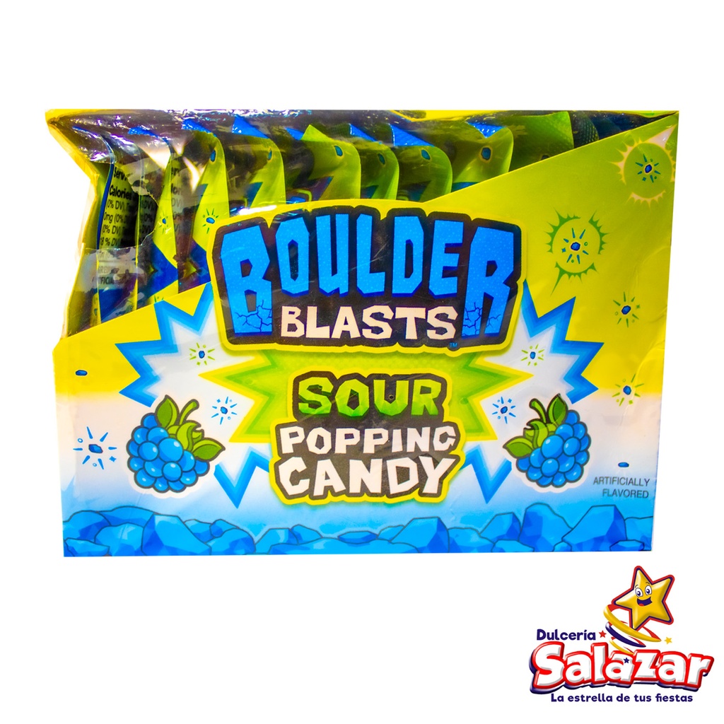 [CAL0072] BOULDER BLASTS BLUE RASPBERRY 240G -D.16PZA- "C/2/1"