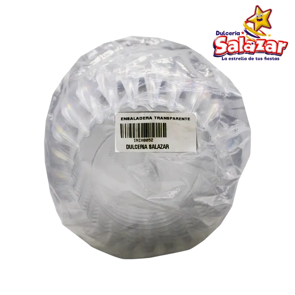[INIX0052] BOWL ENSALADERA TRANSPARENTE 64oz FH7-64 "C/20/10"