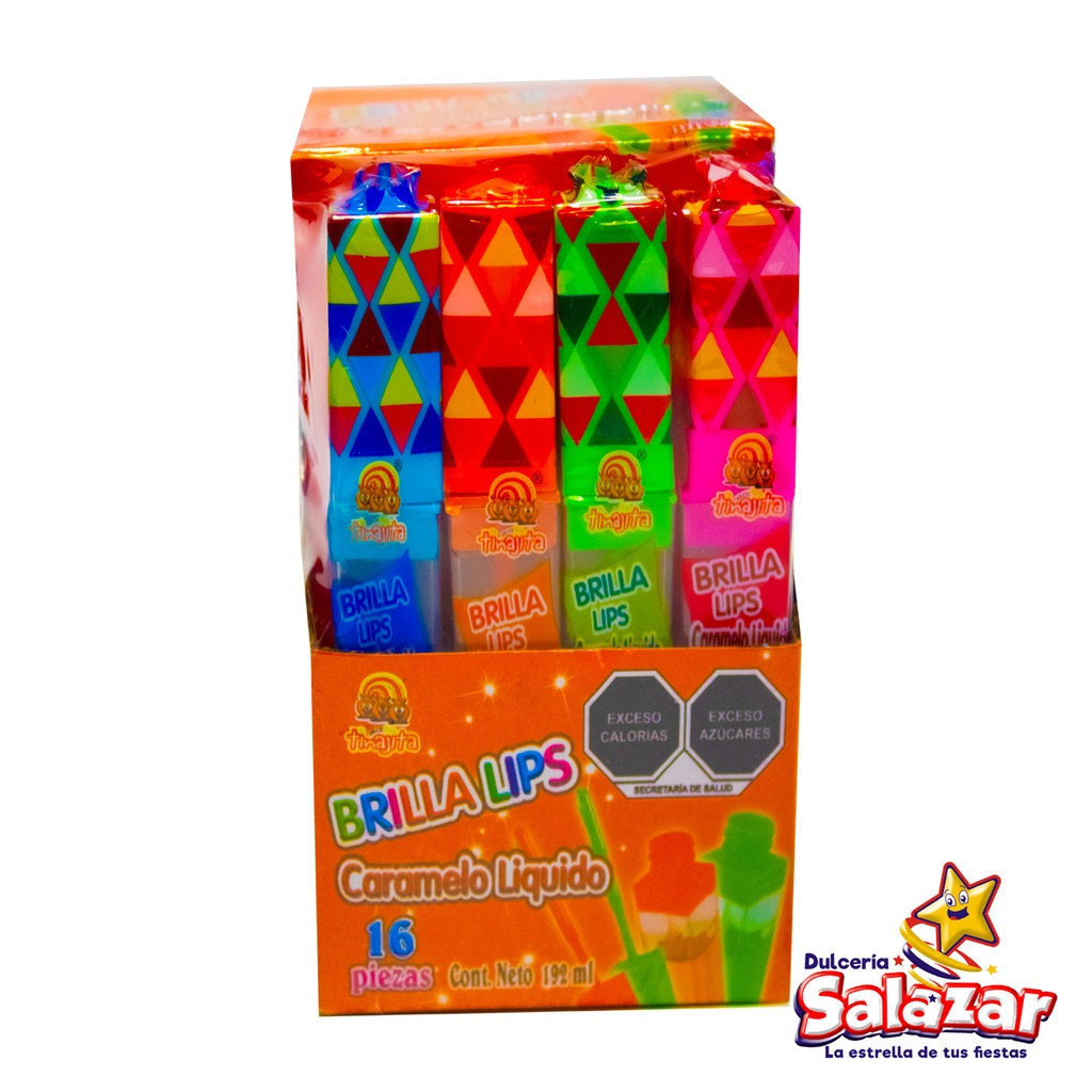 CARAMELO LIQUIDO BRILLA LIPS TINAJITA -D.192GR - "C/24/16"