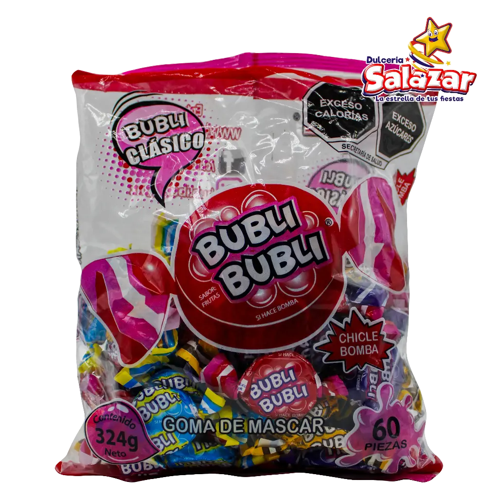[GOM0012] CHICLE BUBLI BUBLI CLASICO GOMEZ -B.324G- "C/30/60"