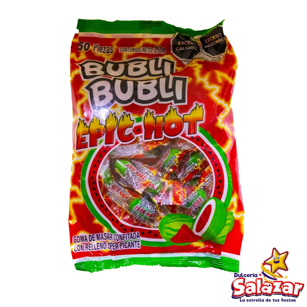 CHICLE BUBLI BUBLI EPIC HOT -B.250GR- "C/20/50"