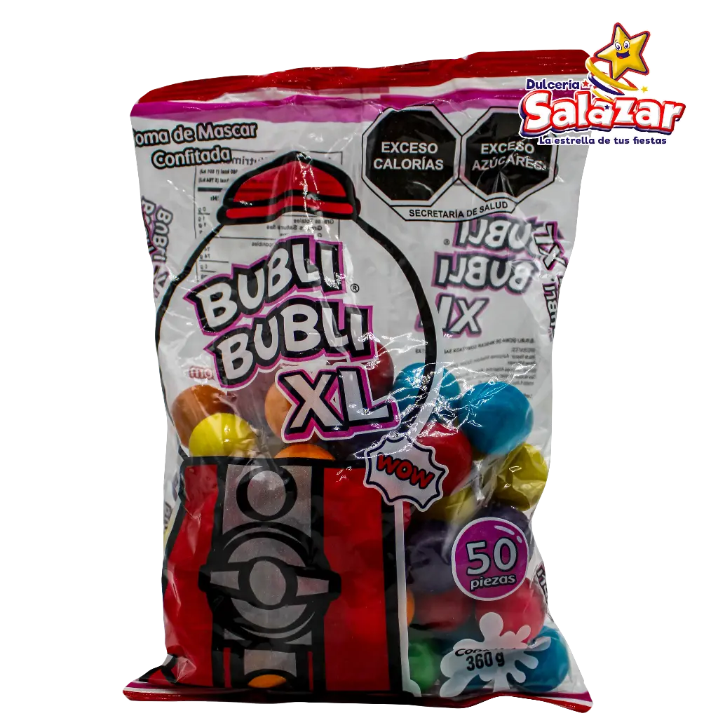 [GOM0023] CHICLE BUBLI BUBLI XL GOMEZ -B.360G- "C/25/50"