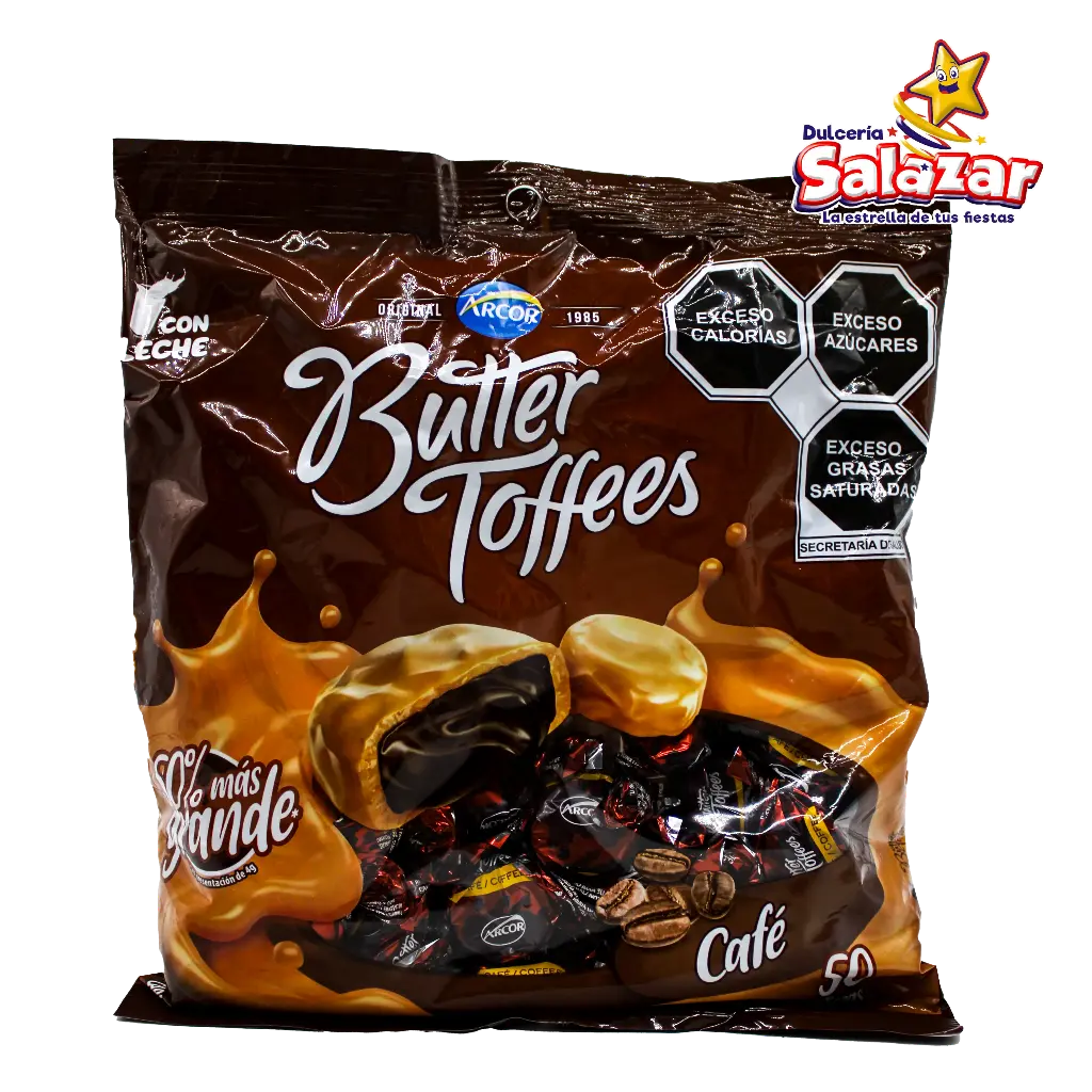 CARAMELO BUTTER TOFFEES CAFE -B.300G- "C/16/50"