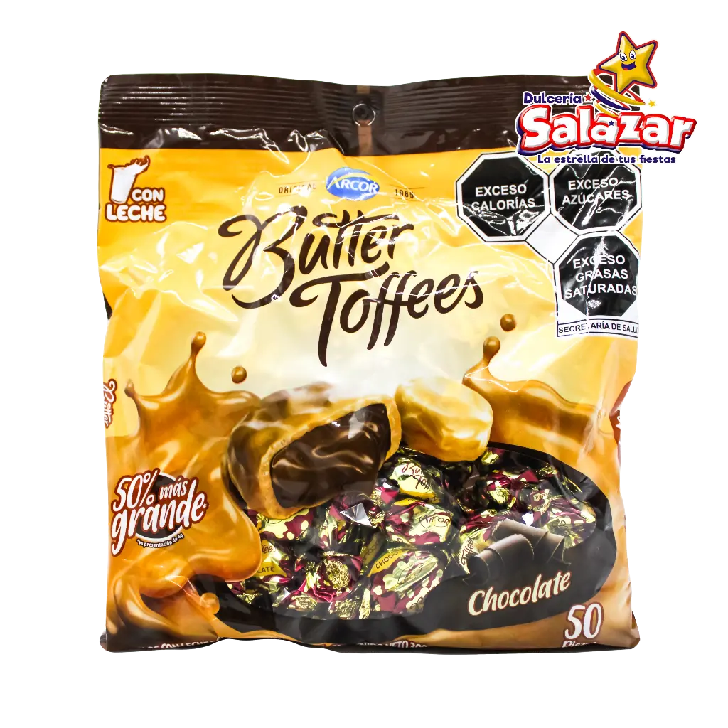 [DOS0114] CARAMELO BUTTER TOFFEES CHOCOLATE -B.300G- "C/16/50"