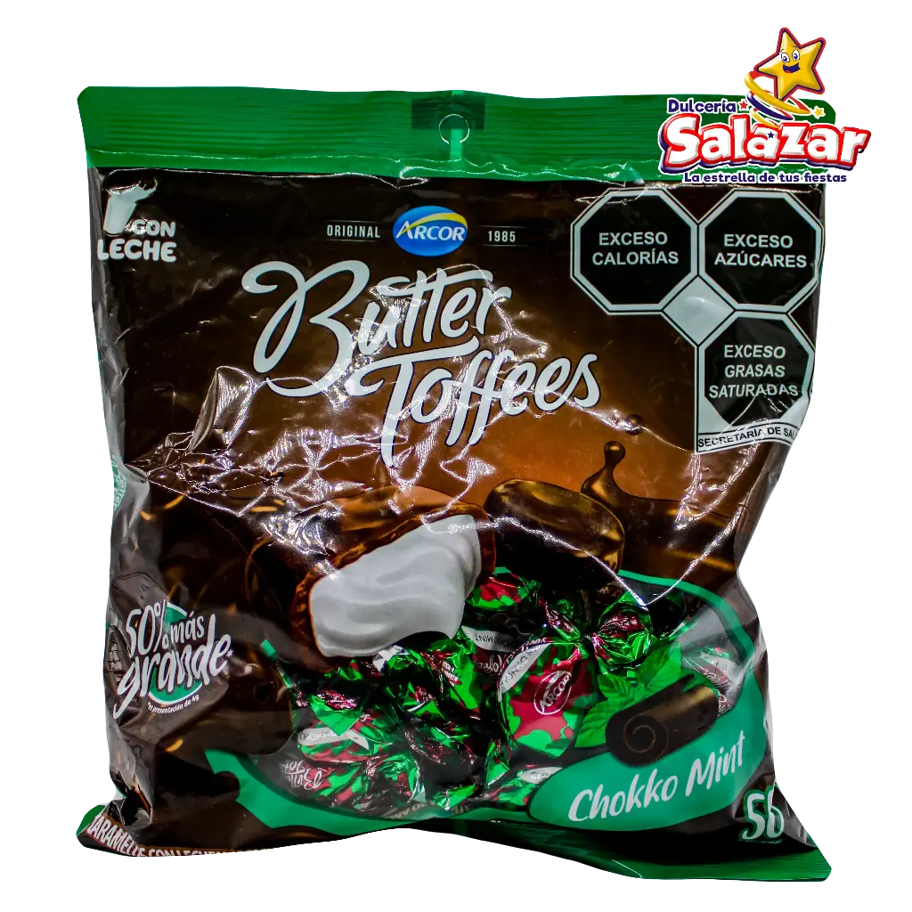 [DOS0105] CARAMELO BUTTER TOFFEES CHOKKO MINT -B.300G- "C/16/50"