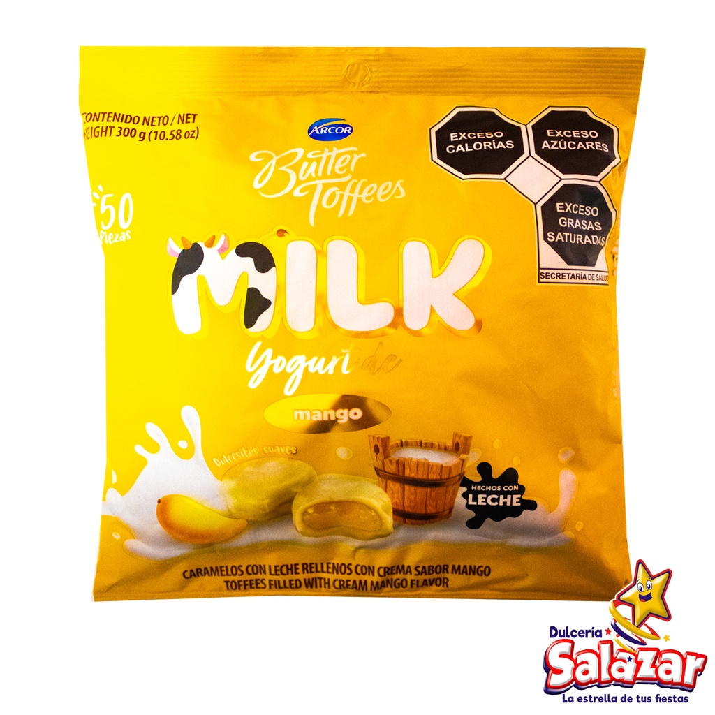 CARAMELO BUTTER TOFFEES MILK MANGO -B.300G- "C/16/50"