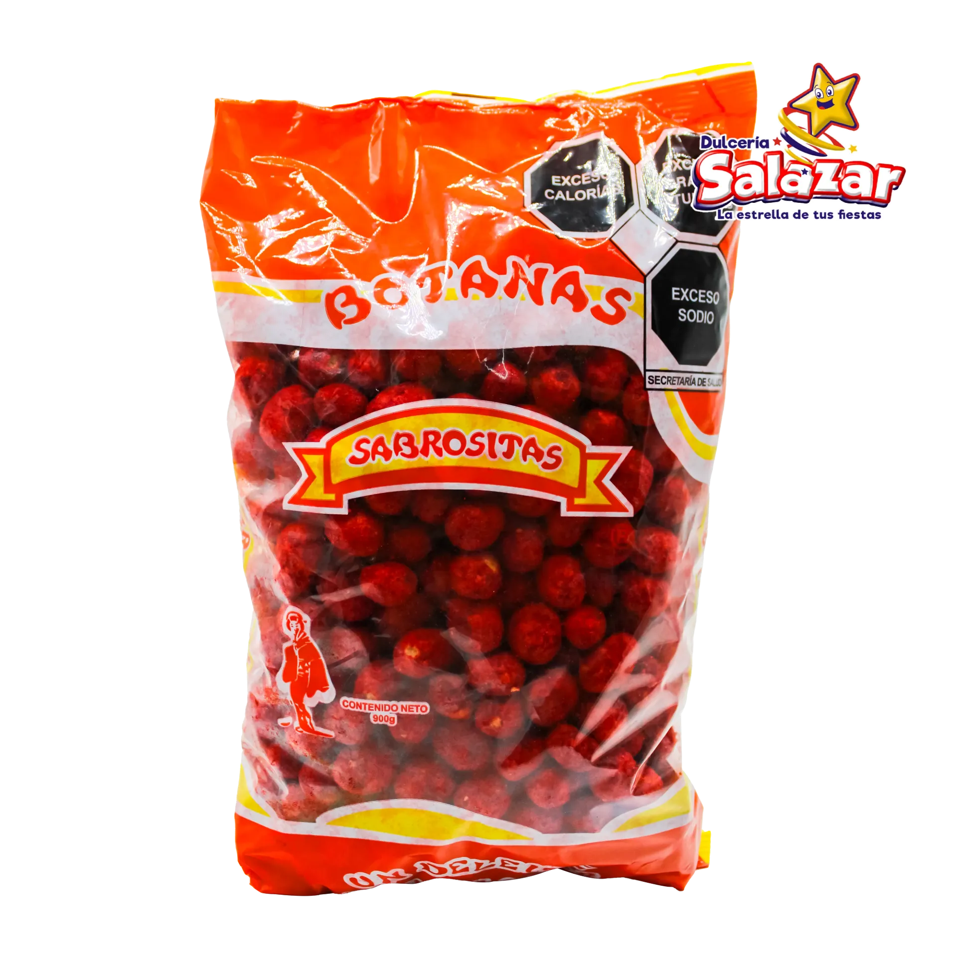 [BOT0020] CACAHUATE CHILIO CRUNCH  SABROSITAS -B.900G- "C/30/1"