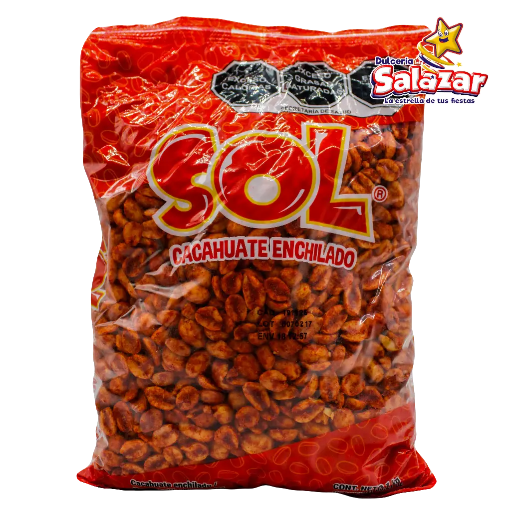 [SOL0007] CACAHUATE ENCHILADO SOL -B.1KG- "C/28/1KG"