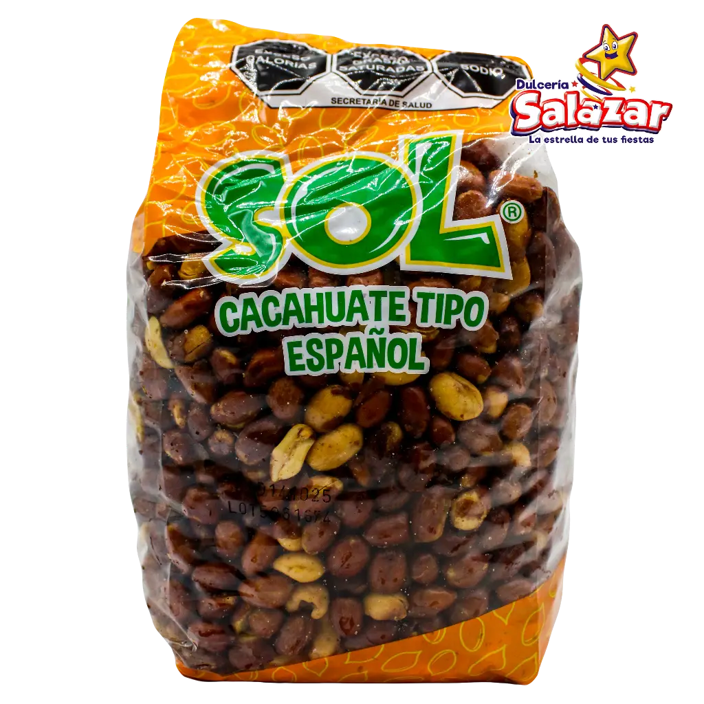 [SOL0006] CACAHUATE ESPAÑOL/CASCARA SOL -B.1KG- "C/30/1KG"