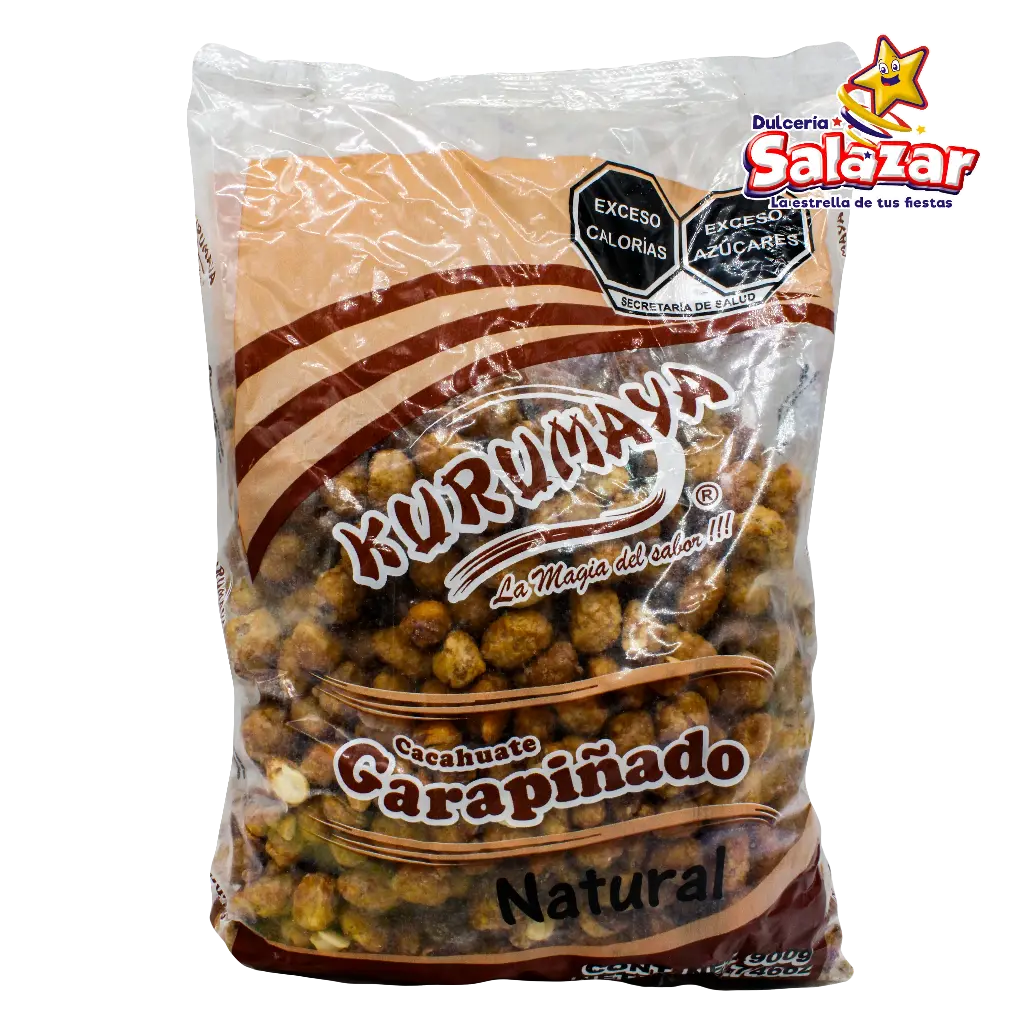 [KUR0008] CACAHUATE GARAPIÑADO NATURAL 900G KURUMA -B.900G- "C/20/1"