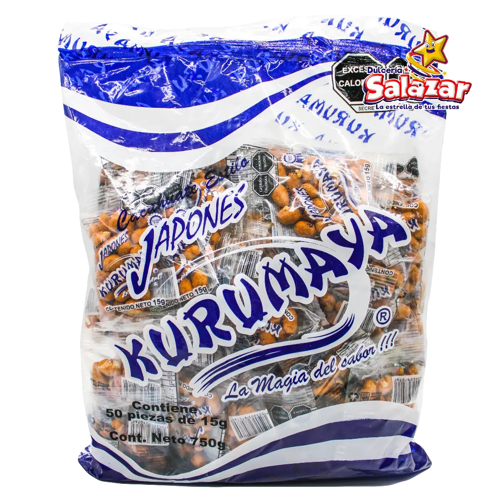 [KUR0012] CACAHUATE JAPONES 15G KURUMAYA -B.750G- "C/25/50"