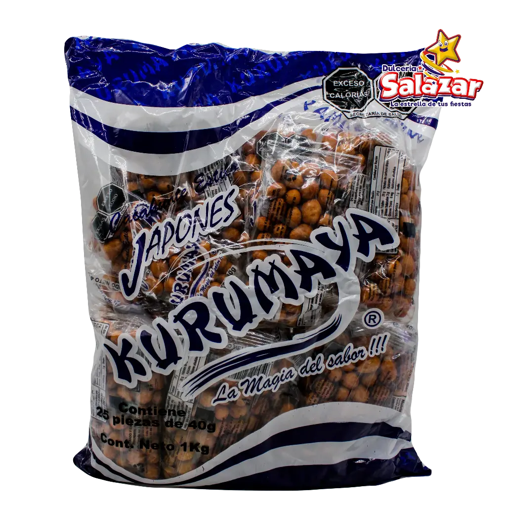 CACAHUATE JAPONES 40G KURUMAYA -B.1KG- "C/20/25"