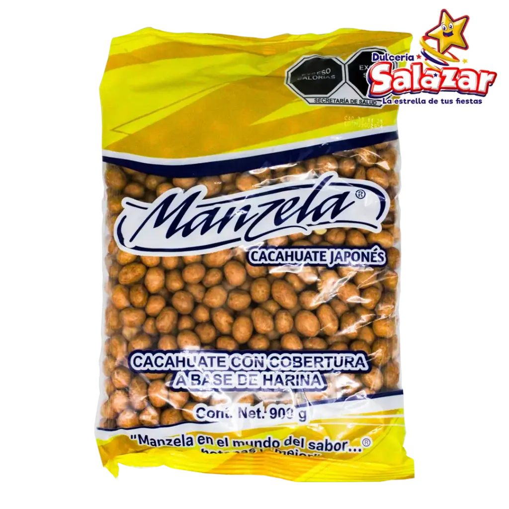 [MAN0026] CACAHUATE JAPONES MANZELA -B.900G- "C/24/1"