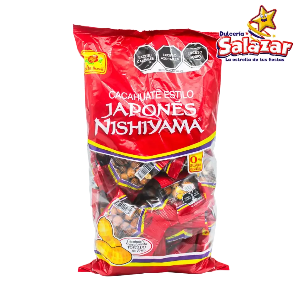 [ROS0361] CACAHUATE JAPONES SOBRE ESCOLAR  13 GRS DLR    -B.650GR- "C/15/50"