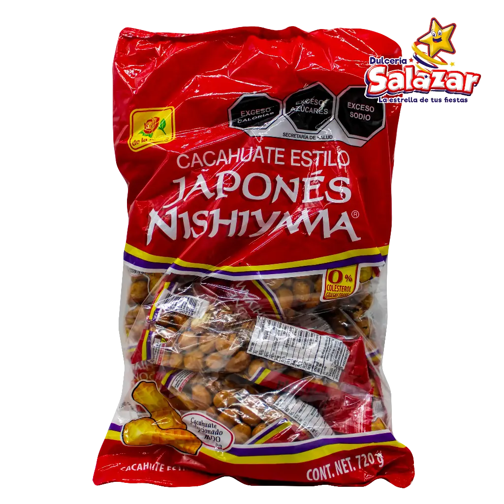[ROS0368] CACAHUATE JAPONES SOBRE 60GRS DLR -B.720GR- "C/15/12"