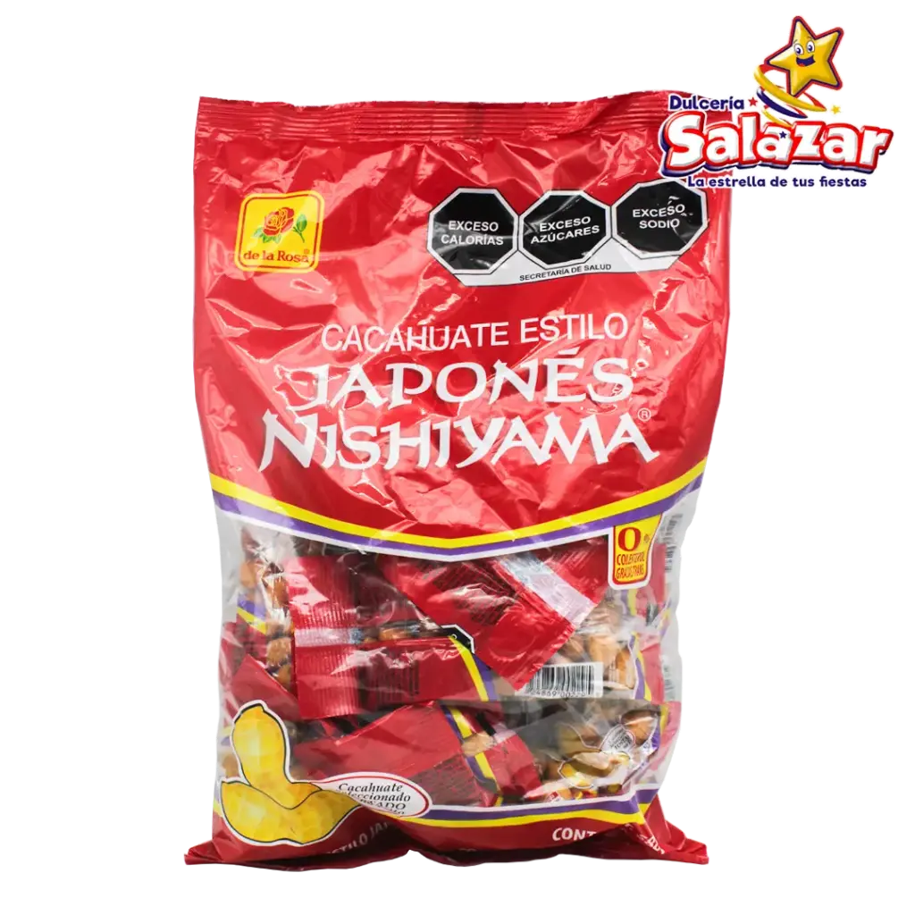 [ROS0038] CACAHUATE JAPONES SOBRE  GRANDE 42GRS DLR -B.588GR- "C/16/14"
