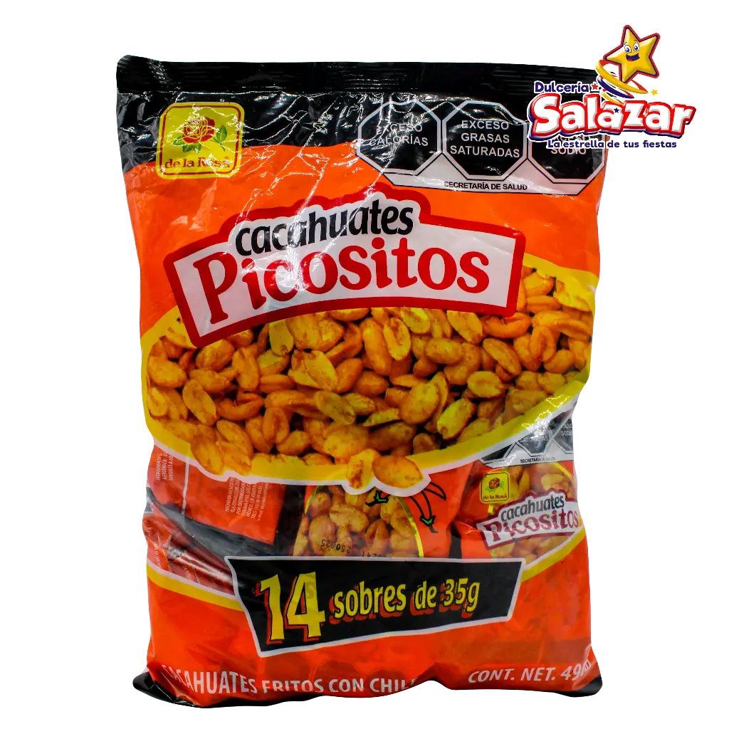 [ROS0425] CACAHUATE PICOSITOS SOBRE 35 GRS DLR -B.490GR- "C/16/14"