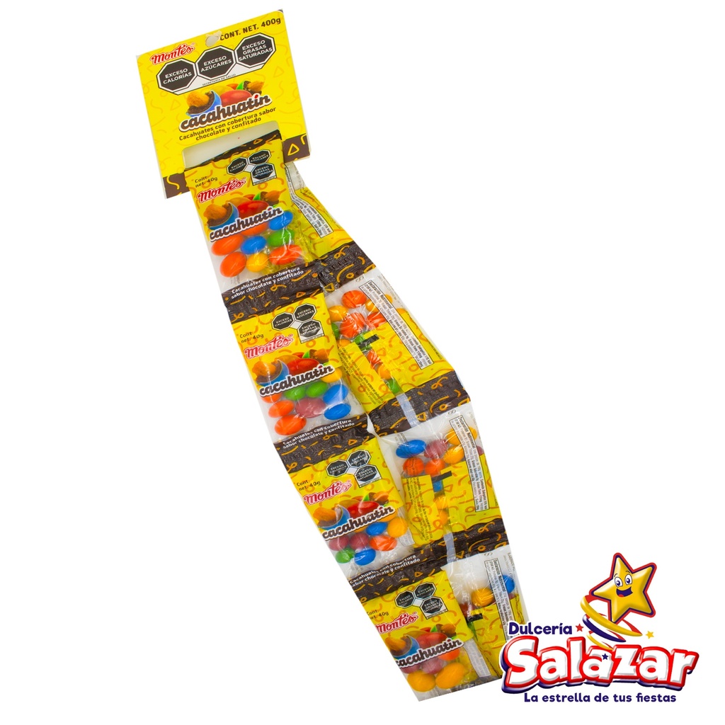 CHOCOLATE CACAHUATIN  MONTES -T.400G.- "C/20/10"