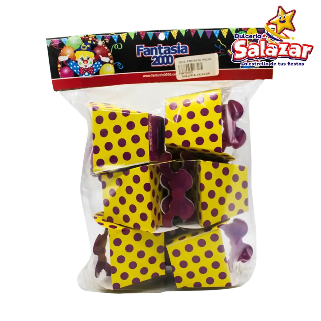 [FANT0005] CAJA FANTASIA POLKA DOT -B.10PZA- "C/1/1"