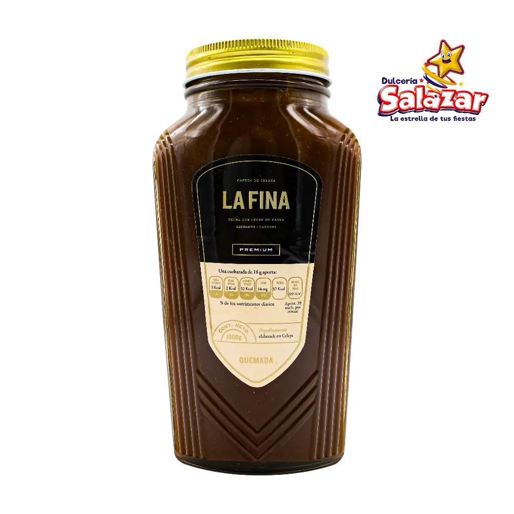[GUA0005] CAJETA LA FINA -BOT.1KG- "C/12/1"
