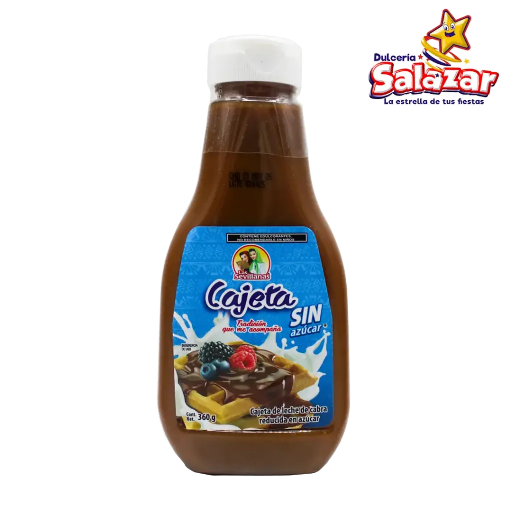 CAJETA SUGAR FREE SEVILLANAS -B.360G- "C/24/1"