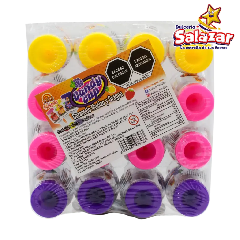 [TIN0080] CANDY CUP TINAJITA -D.128GR- "C/30/16"