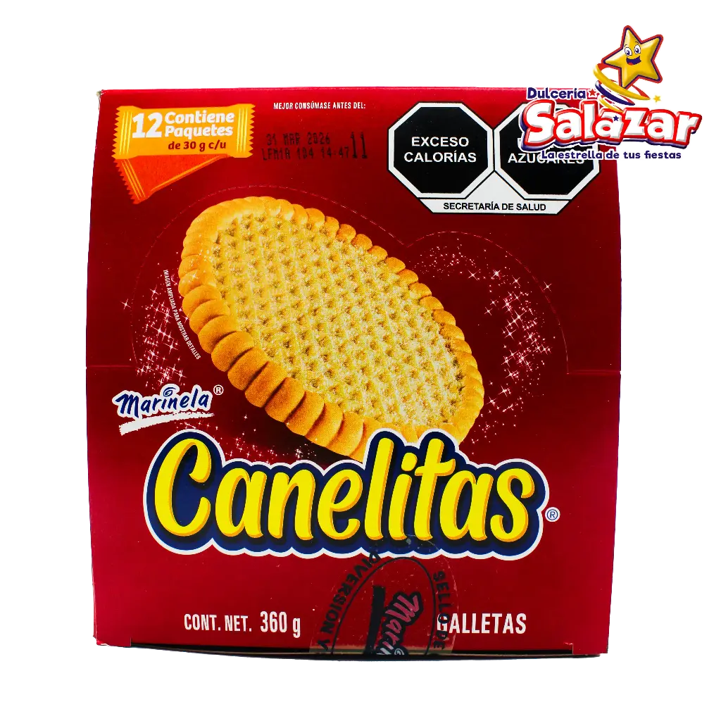 [MARI0009] CANELITAS MARINELA 30GR -D.360G- "C/12/12"