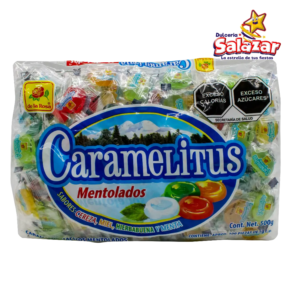 CARAMELO MENTOLADOS DLR -B.500GR- "C/24/100"