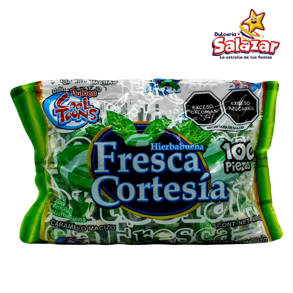 [SWT0015] CARAMELO YERBABUENA FRESCA -B.4OOG- "C/24/100"