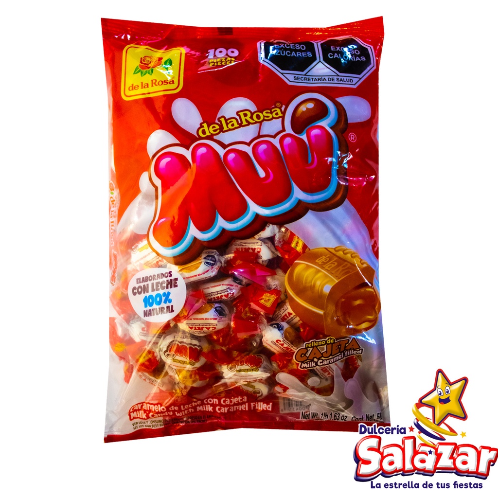 CARAMELO LECHE RELLENO CAJETA DLR -B.500GR- "C/24/100"