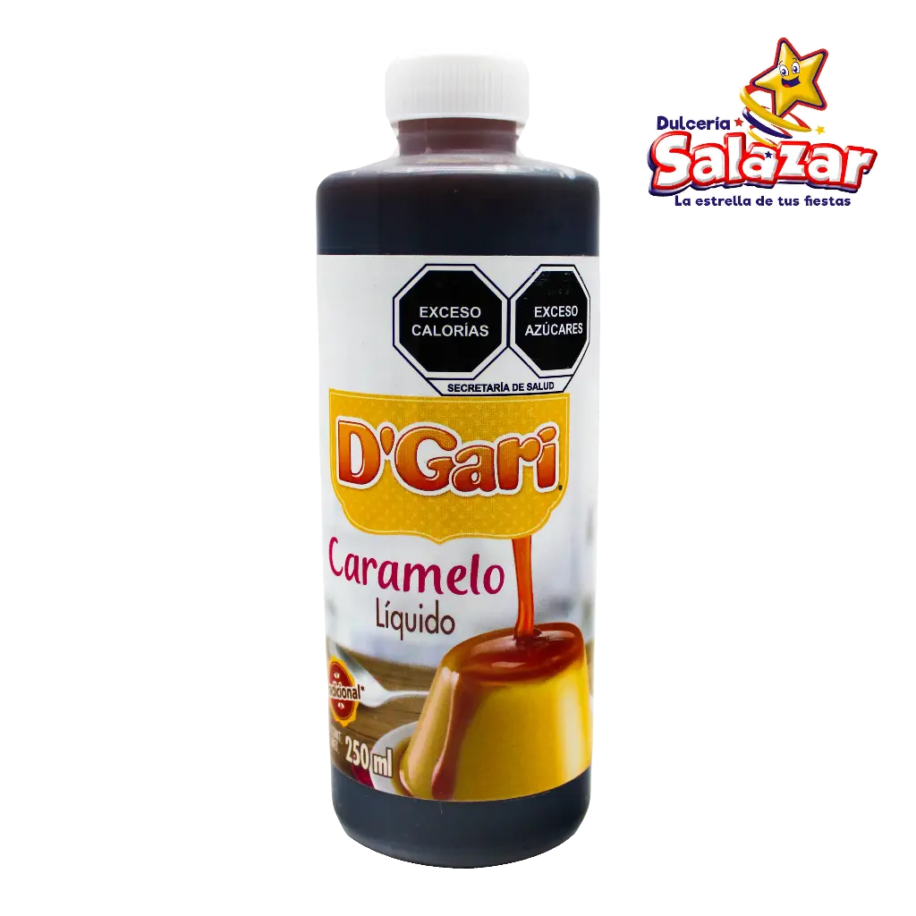 CARAMELO LIQUIDO D'GARY -D250ML- "C/50/1"