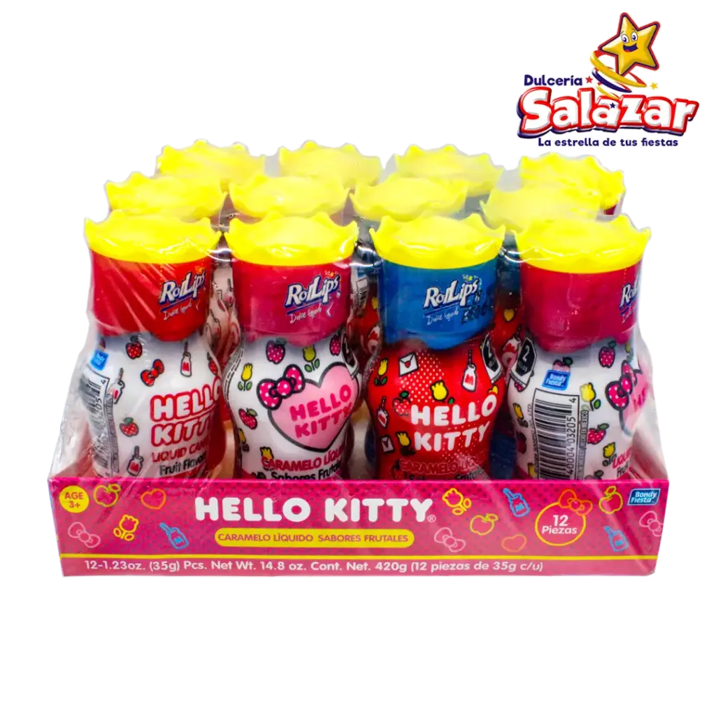CARAMELO LIQUIDO LIP GLOSS HELLO KITTY -D.420G PZA -"C/24/12"