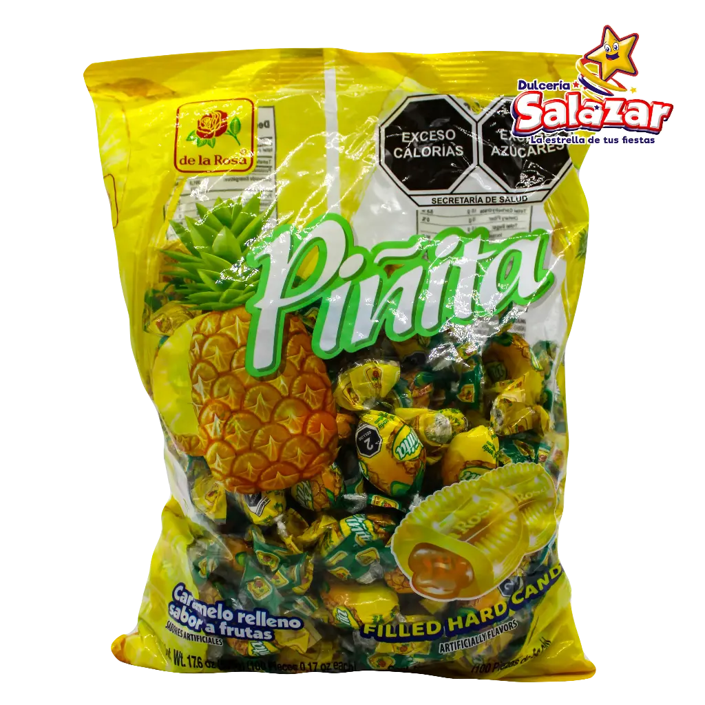 [ROS0081] CARAMELO LITO PIÑA DLR -B500GR- "C/24/100"