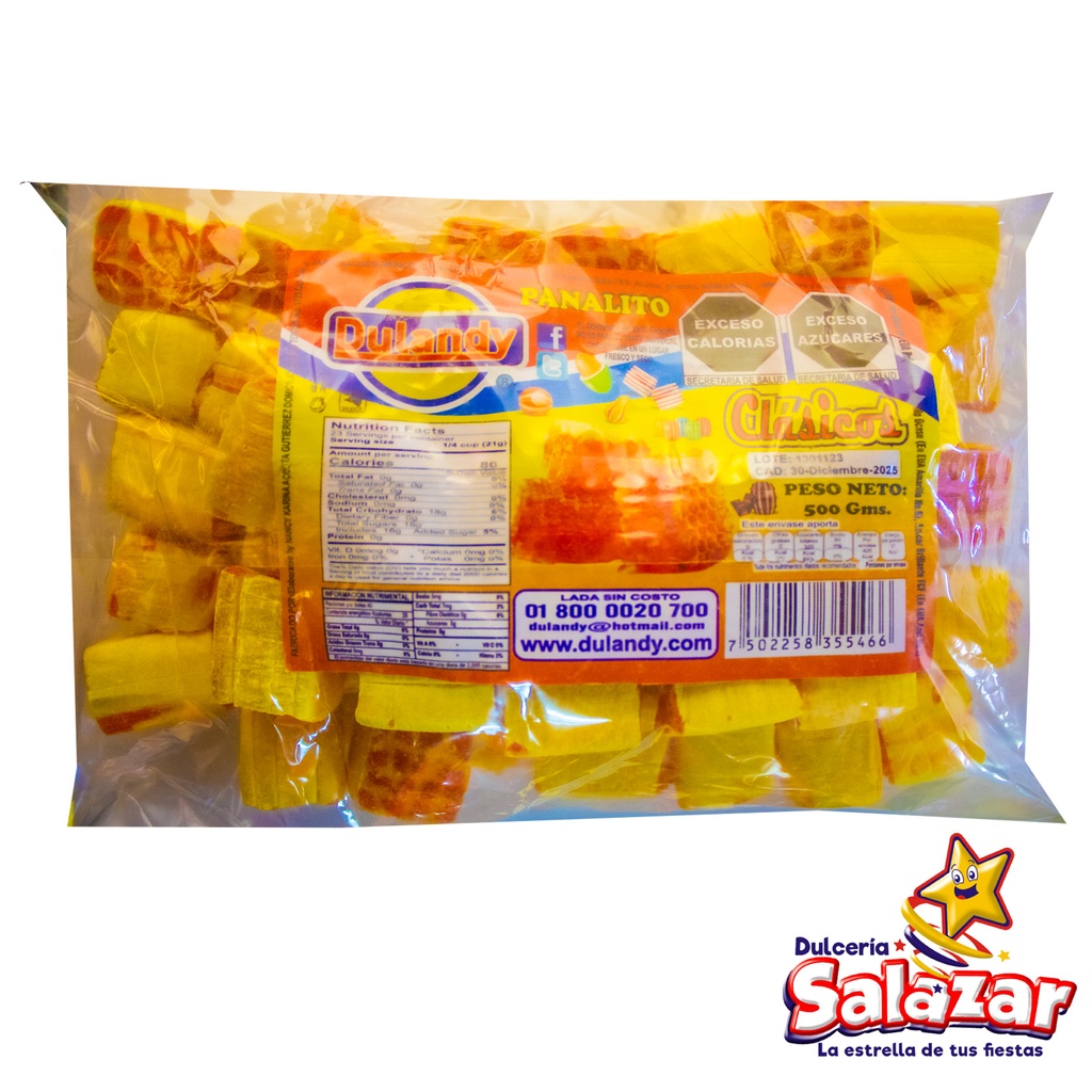 CARAMELO PANALITO DULANDY -B.500G- "C/40/1"
