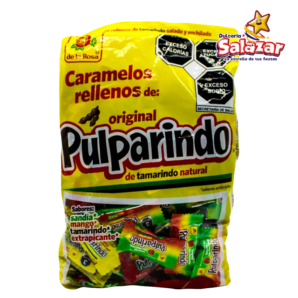 [ROS0133] CARAMELO PULPARINDO SURTIDO DLR -B.500GR- "C/24/100"